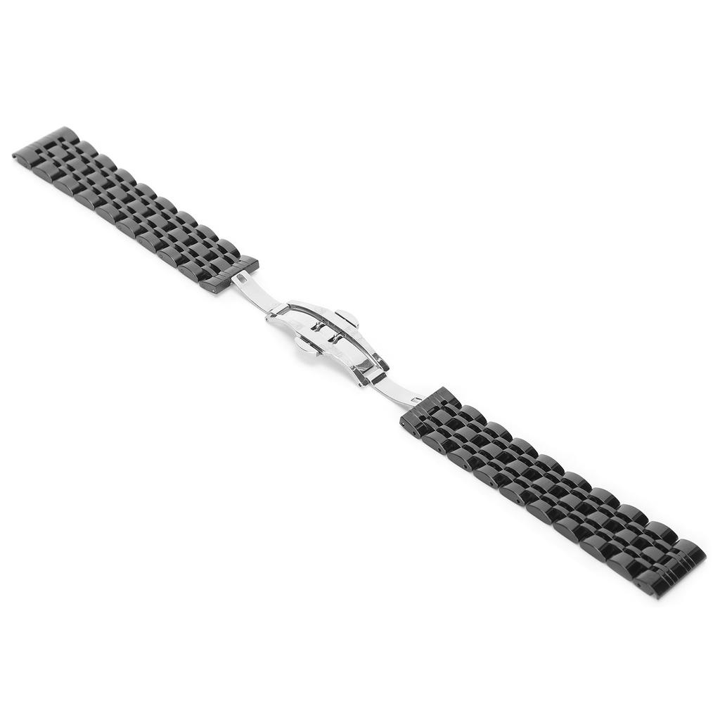 Stainless Steel Adjustable Watch Band Portable Replacement Watchband Parts Accessory21mm   0.83in