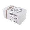 Rustic Stacking Display Books 3 Piece Set for Home and Office Decoration