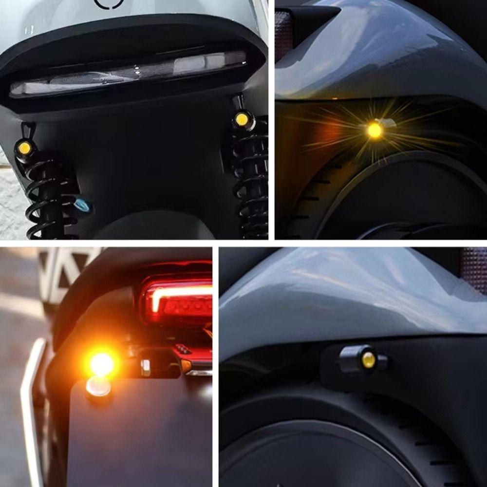 Mini Velikost LED Indikační Lampa Hliník Zinek Zinková Slitina Motocyklové Zadní Světlo ATV Příslušenství