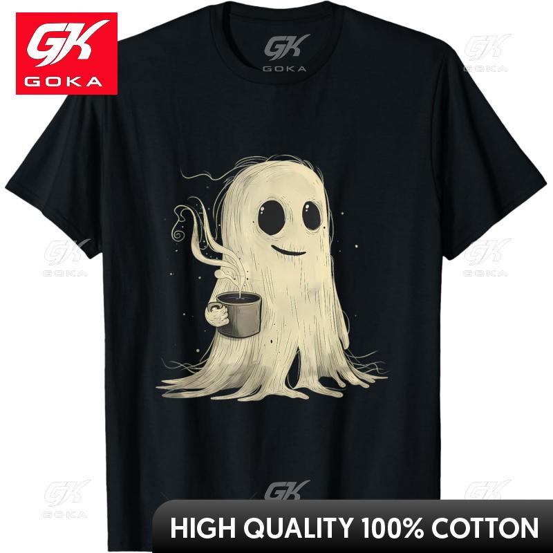 

Funny Ghost Costume Halloween Top Tshirt Cute Funny Vintage Graphic T Shirts 4XL