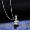 Tancise S925 Sterling Silver Moissanite Luxury Personality Pendant Necklace Women's Classic Tide Necklace Necklace Party Gift
