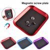 2PCS Multipurpose Magnetic Screw Tray Plate Aluminum Zinc Zinc Alloy Screws Disk Storage Plate  Automotive