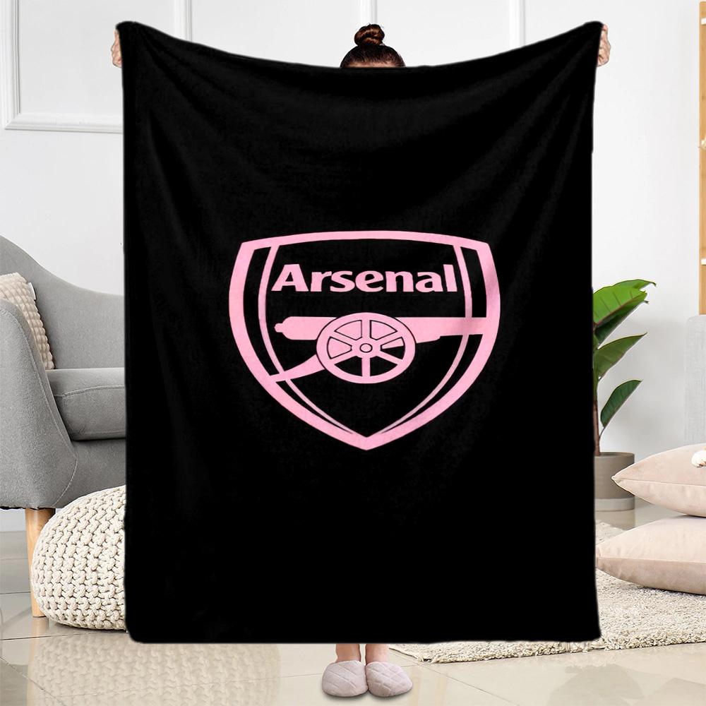 Arsenal Blanket Soft Warm Cozy Great for Livingroom Sofa Bed Four Seasons Multipurpose Stylish Decor Gifts For Family Or Friends