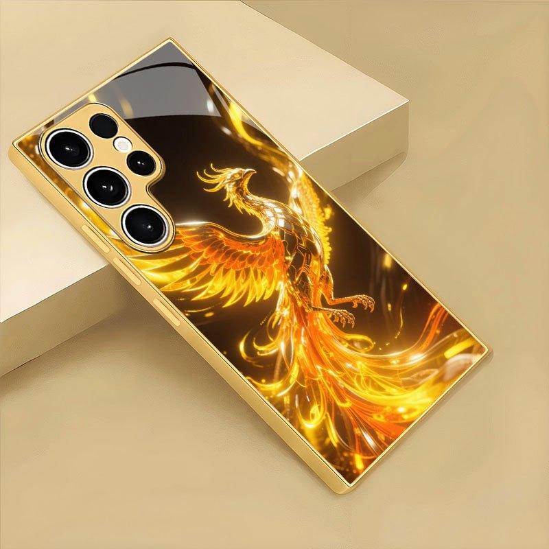 High-end Phone Case Electroplated Glass TPU PhoneCase for Samsung Galaxy S26 S25 S24 S23 S22 S21 FE,Ultra,Plus Dropresistant
