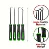 10/4Pcs Precision Pick and Hook Set, Car Auto Oil Seal/O-Ring Seal Gasket Pick Mini Precision Hooks Professional Puller Remover