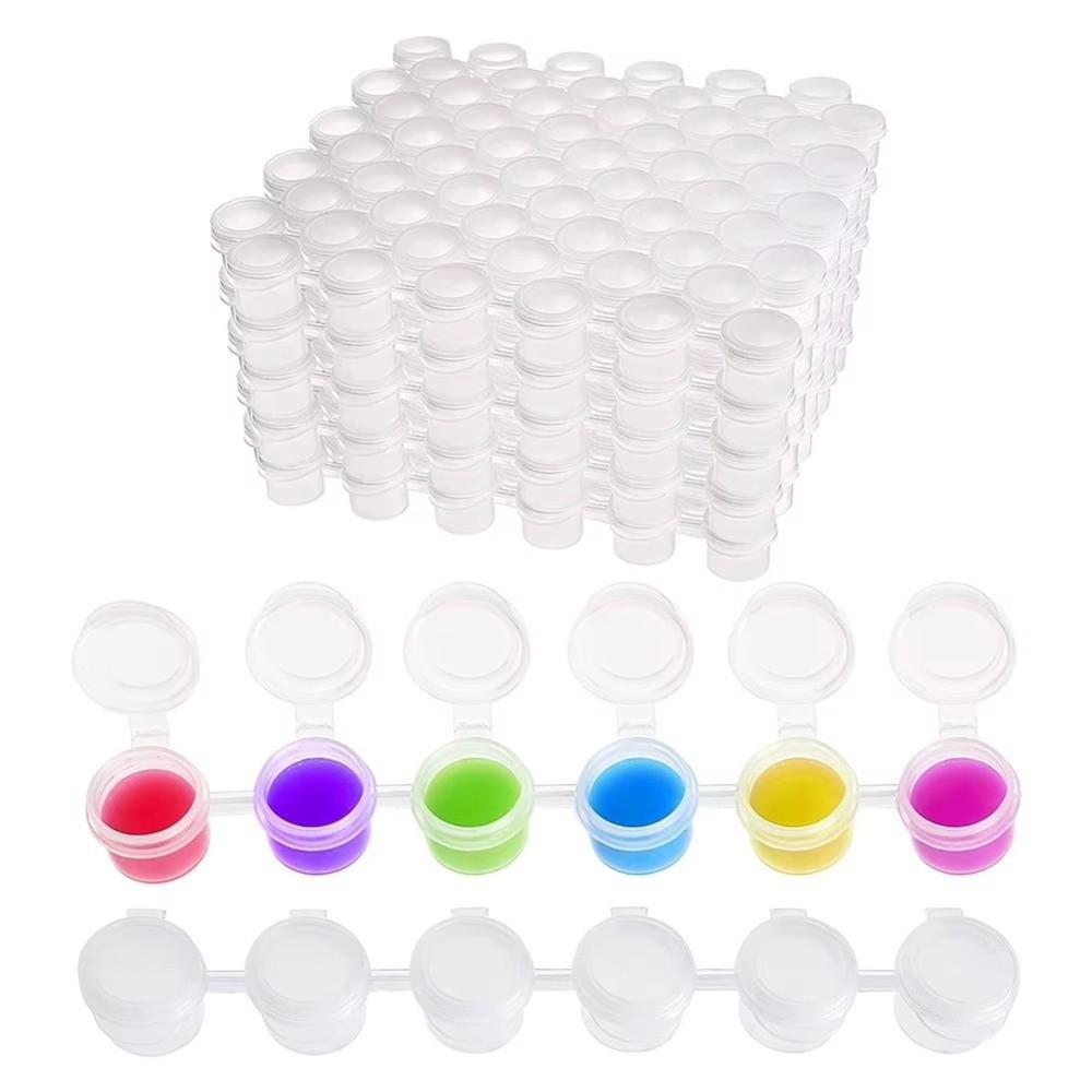 5Strips 2/3/5ml 2ml/3ml/5ml Empty Joint Pigment Box Mini Paint Container  for Paintings Art