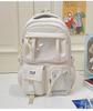 Schoolbag new casual ins wind early high school students high value schoolbag pain bag Japanese large capacity cute sweet backpack