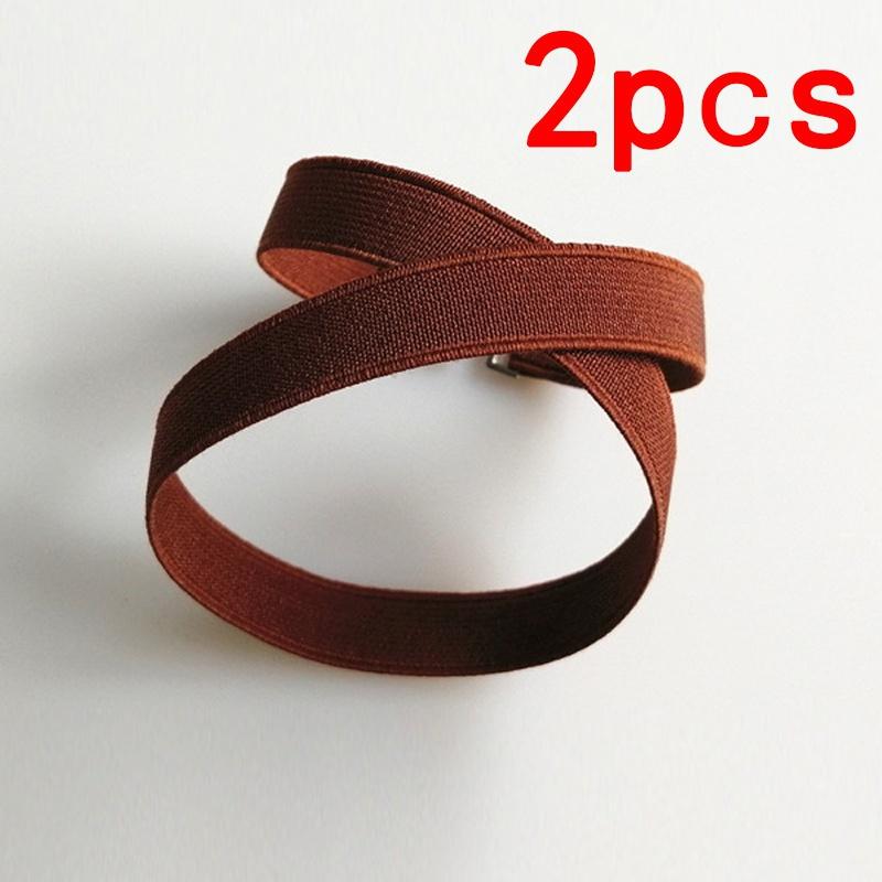 1 Pair High Heel Shoes Anti-Loose Straps High Elastic With Buttons Women High Heel Shoes Accesories