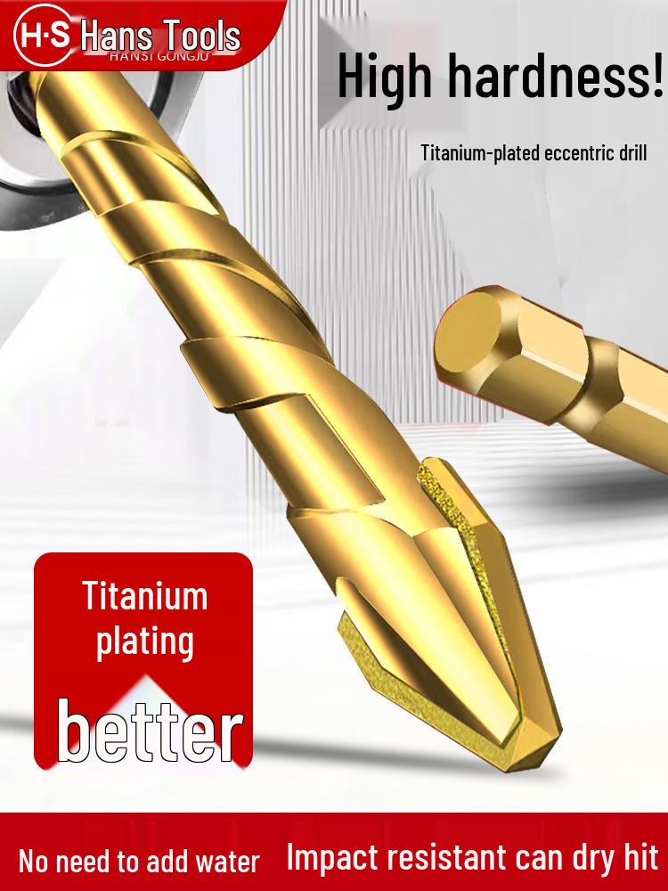 Eccentric Carbide Drill Bit for Ceramic, Glass, and Concrete Tiles