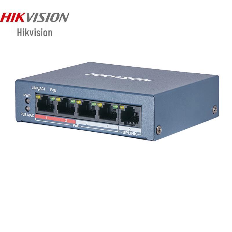 

Hikvision DS-3E0105P-E(C) 5-Port 100M Unmanaged PoE Switch
