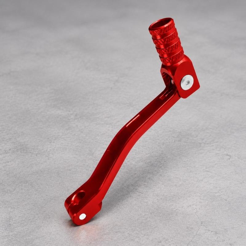 Motorcycle Transmission Gear Shifter Lever with Textured Peg and Metal Body for Replacement Installation Tasks