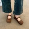 2024 Fashion Shoes for Women Buckle Women Flats Spring Autumn Round Toe Solid Solft Sole Casual Comfortable Flats Shallow Shoes