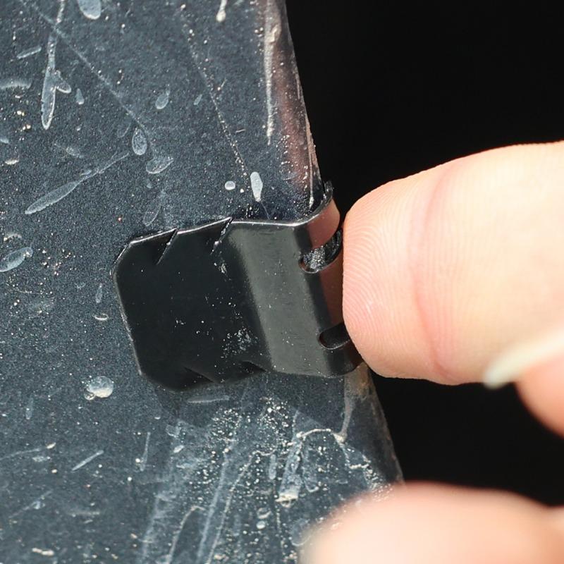 30/10pcs U-shape Clips Car Front Fender Bumper Cover Clip Kit Engine Guard Buckle for Auto Motorcycles Trucks Mudguard Fastener