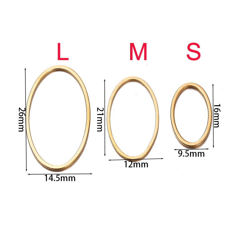 10pcs Stainless Steel Geometric Star Cross Round Frame Earrings Charms Connectors for Necklaces Earrings Jewelry Making Supplies