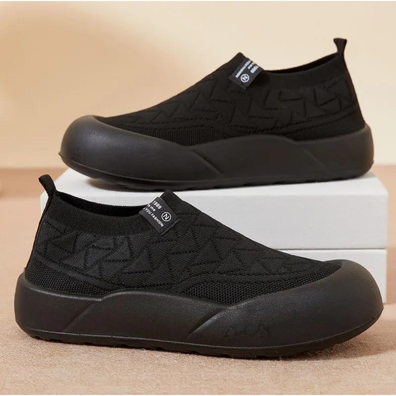 

Women s Comfort Mother Shoes Soft PU Sole Breathable Lightweight Casual Walking Shoes Thick Cushion Non-Slip Fashion 36