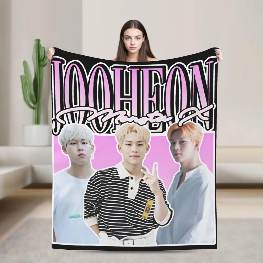 Jooheon Hyungwon Wonho Minhyuk Kihyun IM Blanket Summer Winter Monster Brand Soft Throw Blankets for Bed Outdoor Bedding Throws