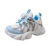 Kids Rotating Buckle Breathable Mesh Thick Sole Casual Sports Sneakers