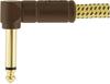 Fender Deluxe Series Instrument Cable, StraightAngle, 10" Tweed 08