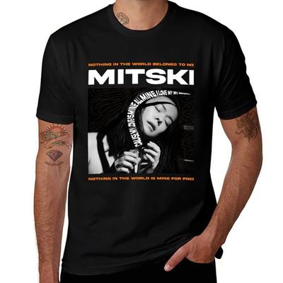 Mitski T-Shirt Baumwoll-T-Shirts Mann 100% Baumwoll-T-Shirt Mann Baumwoll-T-Shirt 100% T-Shirt