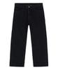 Rocked Washed Denim Pants (Black)