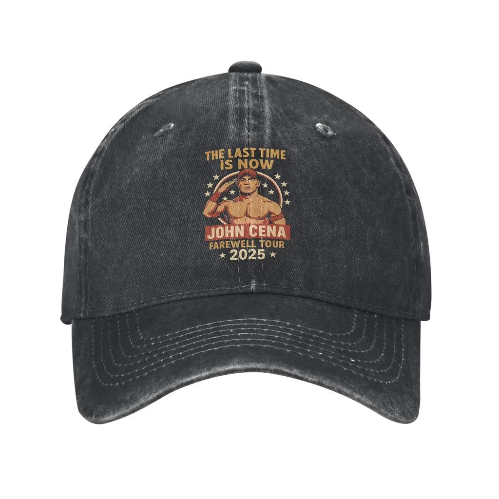 John Cena Never Give Up Baseball Caps Vintage Distressed Cotton Headwear Unisex Outdoor Activities Adjustable Fit Caps Hat