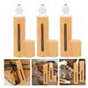 3ml/5ml/10ml/15ml Pack of 10 Mini Glass Roller Bottles with Ball Rollerball Glass Bottles with Bamboo Case Empty Bottles