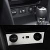 For Hyundai Encino Kona Kauai 2017 - 2025 LHD Center Cigarette Lighter USB Button Panel Trim Decoration Sticker Car Accessories