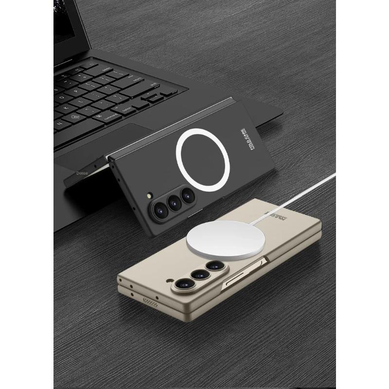 Μαγνητική Ασύρματη Φόρτιση Θήκη Τηλεφώνου για Samsung Galaxy Z Fold 6 5 4 3 Fold6 Fold5 Fold4 Fold3 5G Σκληρό Κέλυφος Προστατευτικό Κάλυμμα