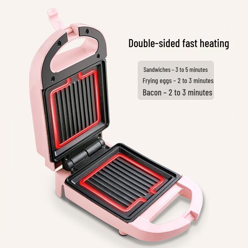 Compact Multifunctional Breakfast Maker: Bread, Toast, Grill, Pancake Machine