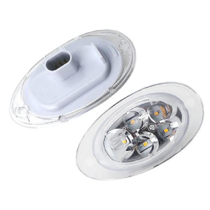 LED Cab SideMarker Turn Signal Lights For 08-17 Freightliner Cascadia Semi-Truck