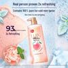 lux White Peach Scented Bubble Refreshing Shower Gel