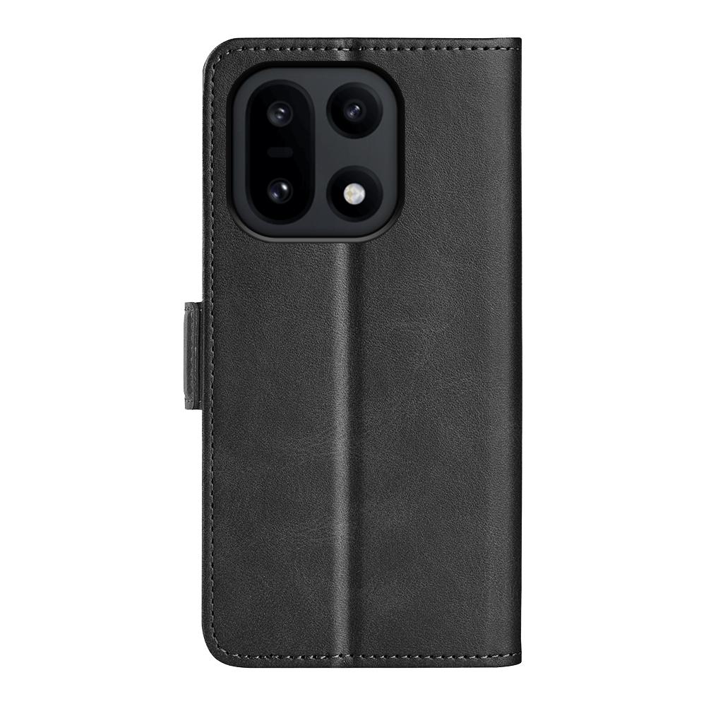 For OnePlus 15 5G Case Calf Texture Leather Wallet Phone Cover