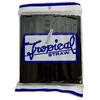 Artnap Commercial Tropical Straws, Black, 200 Straws, 32150012