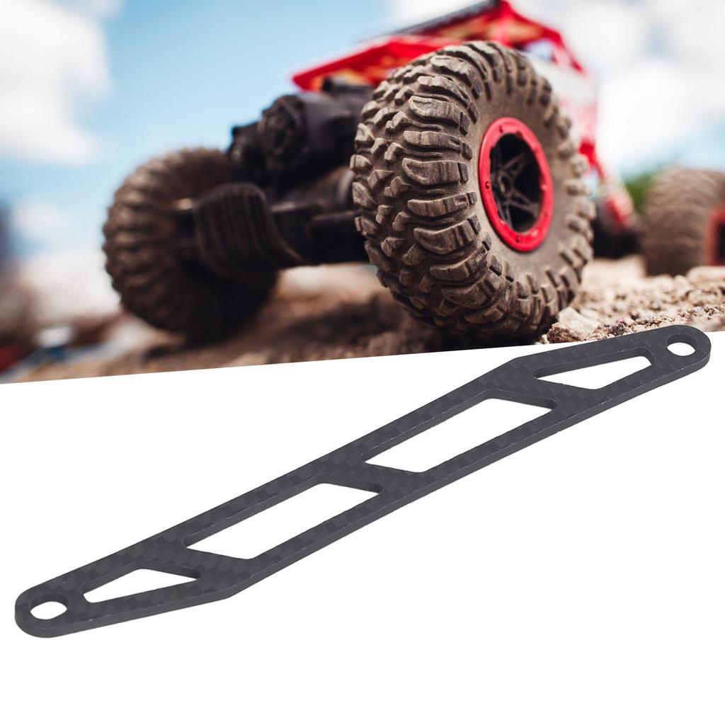 RC Battery Mount Plate Black Battery Bracket Carbon Fiber Easy Installation RC Car Parts for TAMIYA TT02 TT02B 1/10