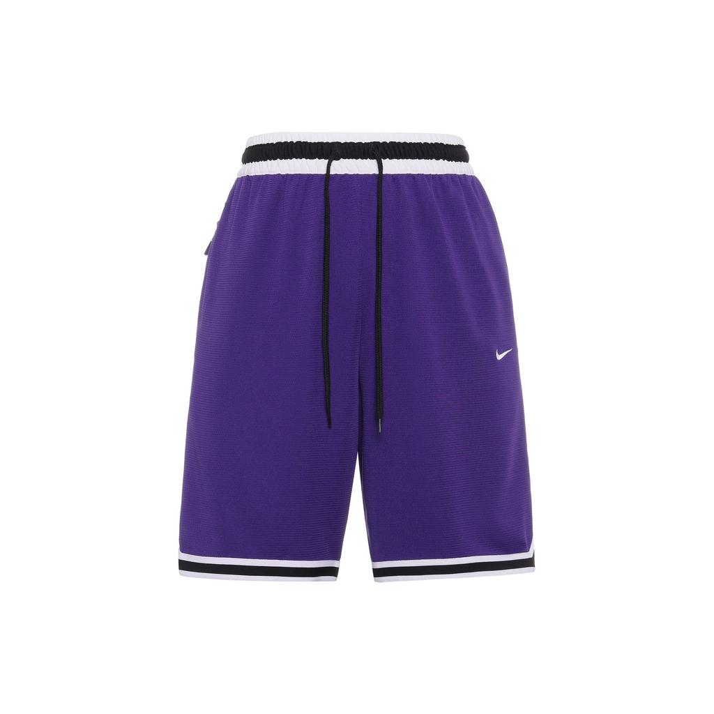 Nike Dri-Fit DNA Color-Block Striped Straight-Leg Shorts Men Shorts Purple DR7229-547