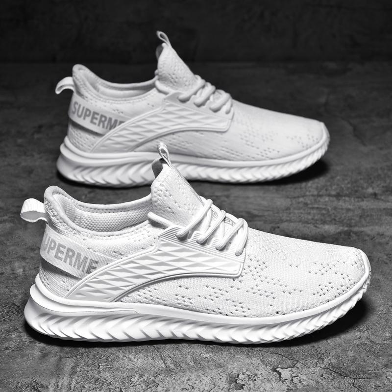 39-48 Men's Mesh Breathable Sports Casual Shoes EVA Ultra-light Stool Outdoor Lazy Shoes