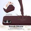 For iPhone 17 Case Compatible with MagSafe Anti-Drop Liquid Silicone Phone Cover