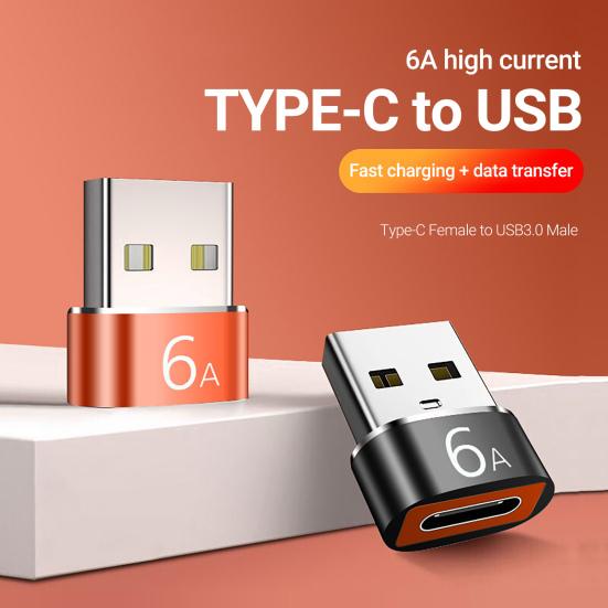 Charger Adapter Multifunctional Plug Play Type-C Fast Charging Female To USB3.0 Male PD