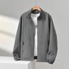 Spring and autumn new jacket men's versatile stand-up collar casual large size men's jacket sports anti-loose solid color top