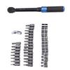 Preset Torsion Wrench Set 72 Tooth Ratchet Wrench with Sockets and Bits for Vehicle Repair