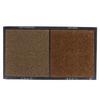 Door Mat Non Slip Dedusting Water Absorption Shoes Clean Floor Mat for Outdoor EntranceBrown