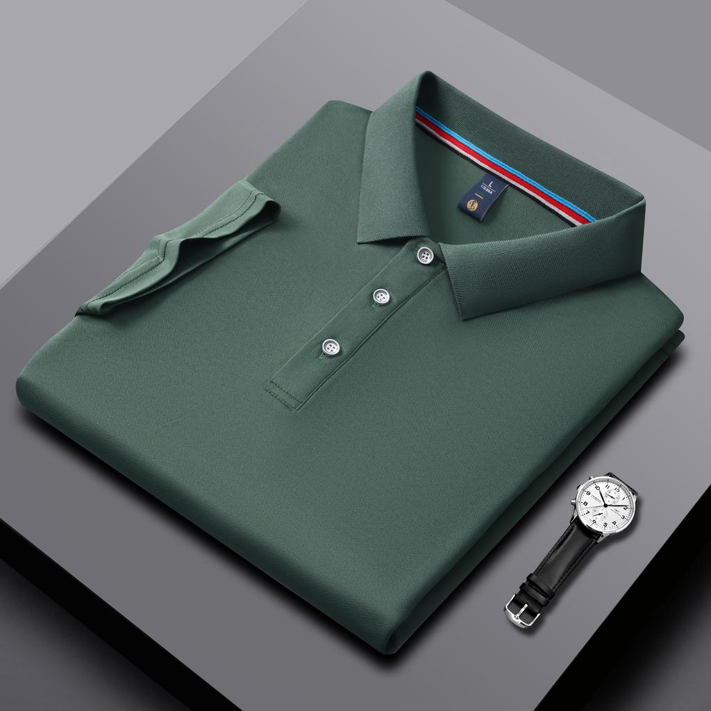Men's and Women's Polo Shirts Summer New Work Lapel T-shirts Business High-quality UV Protection Brand Short Sleeves