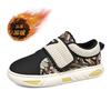Winter Velcro cotton shoes low-top non-slip piled thickened trendy men's shoes youth winter outdoor casual shoes men