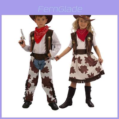 Stylish Western Cowboy Costume For Adults And Kids Perfect For Halloween Parties