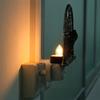 Gothic Crow Wall Sconce Lighted Wall Decoration Church Arch Sconce