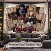 Wall Hanging Tapestry Custom NameDeath Note Pattern Personalized Printed Fabric Wall Decor