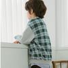  Olivan  Olivan Mix Check Cardigan  Green 