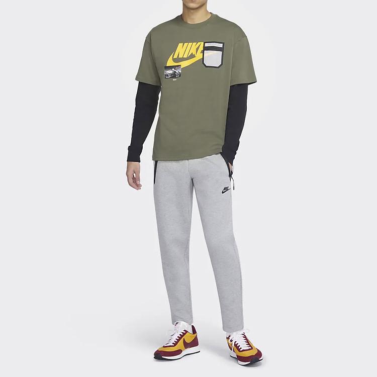 Nike Sportbekleidung Tech Fleece Jogginghose mit Kordelzug Herren Unterteile Dunkelgrau CU4502-063