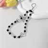 Cartoon Pearl Bowknot Phone Lanyard Anti-lost Detachable Love-heart Butterfly Phone Keychain Phone Chain Wrist Strap