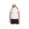 Under Armour Solid Color Casual Slim Fit Polo Shirt Women tops White 1383612-100